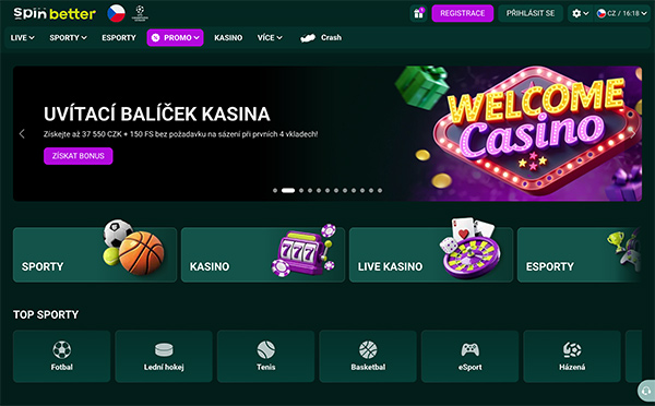 SpinBetter Casino Cesko